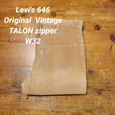 Rare 70's 80's vintage Levi's 646 Corduroy - image 1