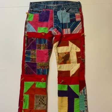 パンツ 70s Levi's Corduroy Patchwork Flare $_12.JPG?set_id=880000500F