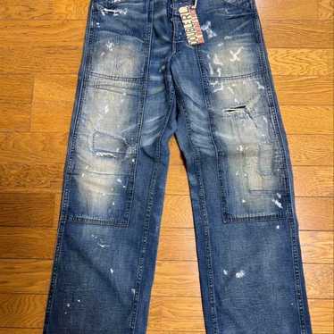 [Rare] RRL “XX model type\" denim pants RRL Straight Fit Selvedge Jean One Wash