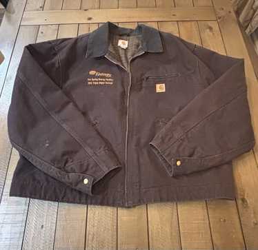 Carhartt J97 DKB ブラウンジャケット Lサイズ Carhartt J97 DKB Detroit Jacket Mens 5XL Dark Brown Blanket