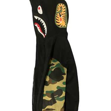 \"A BATHING APE ファーフーディ 00s archive y2k\" BAPE® LADIES'】 1ST CAMO SHARK FULL ZIP DOUBLE HOODIE 2025年