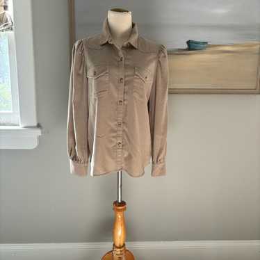 Rails Ada Toffee Button Down Flannel Blouse. Size… - image 1