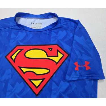 ウエイトトレーニング Under Armour superman compression Under Armour x Superman Compression Shirt Blue (1244399-401