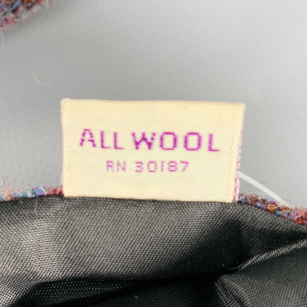 Other Blue Multi-Color Diagonal Stripe Wool Woven… - image 5