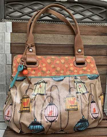 Fossil Key•Per Multicolored Printed Canvas/Coated… - image 1