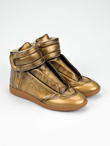 【希少カラー】Maison Margiela Future High Top Maison Margiela Future High Top Gold Iridescent | Hypebeast