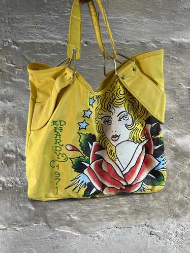バッグ vintage ed hardy design bag VTG Y2K Ed Hardy Christian Audigier Messenger Crossbody Bag