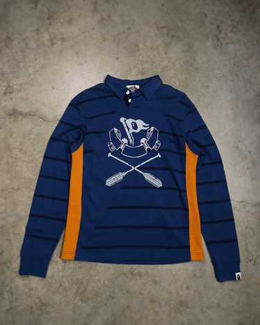 【 BAPE X MOUSSY 】STRIPED RUGBY L/S SHIRT BAPE X MOUSSY 】STRIPED RUGBY L/S SHIRT | bape.com