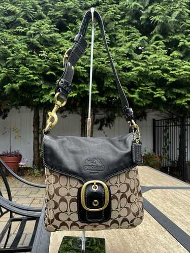 バッグ coach signature Flap Soho bag Bleeker Coach bleecker signature flap - Gem