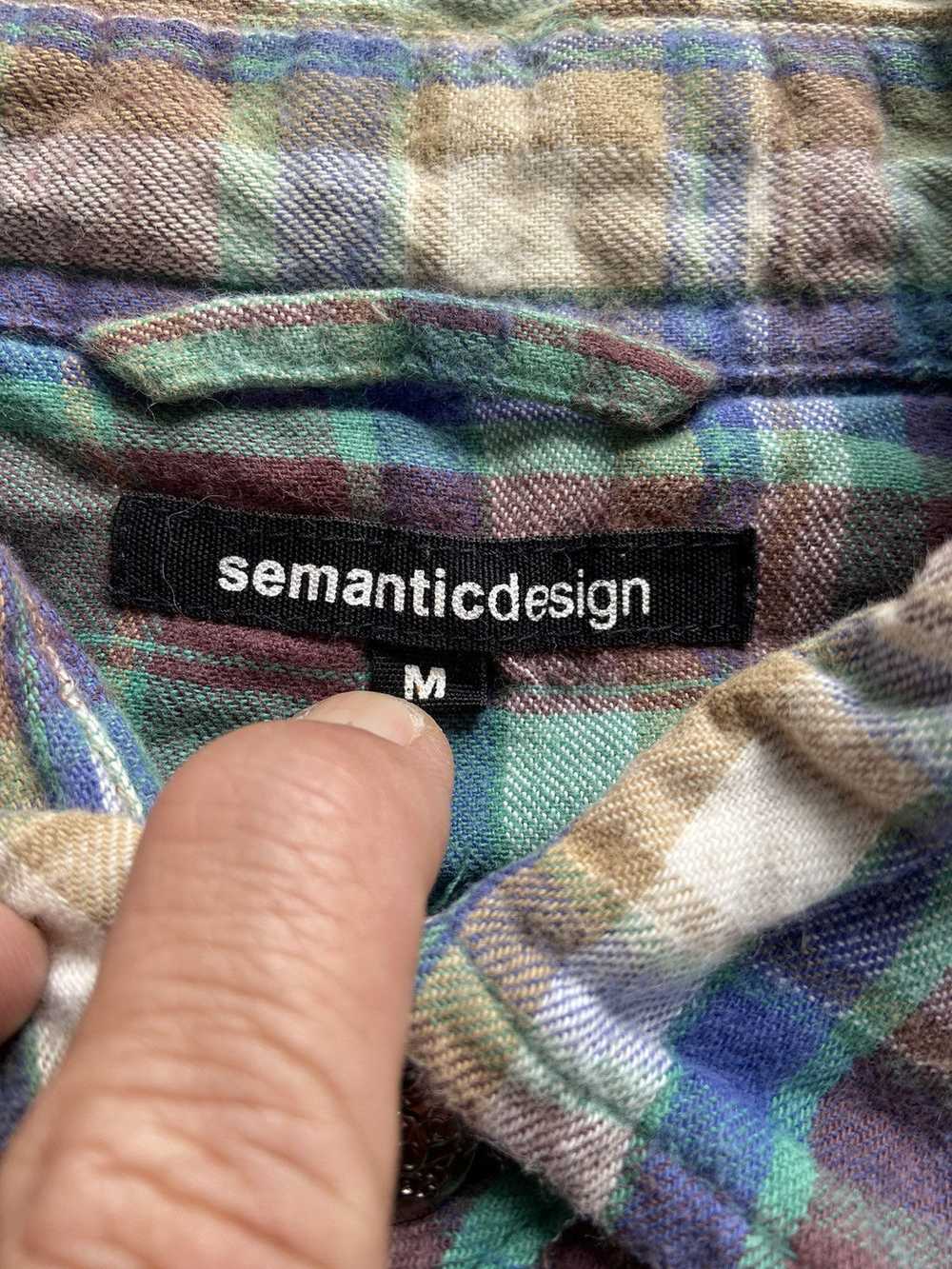 semanticdesign SEMANTIC DESIGN CASUAL BUTTON DOWN… - image 8