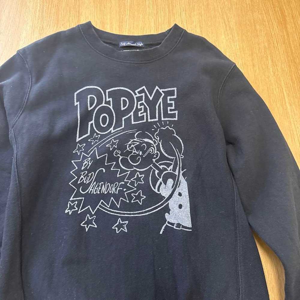 Popeye Olive Sweatshirt Black L - image 2