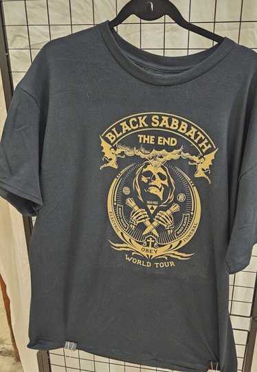 BLACK SABBATH ツアーTシャツ 2016 Amazon.com: Black Sabbath T Shirt The End 2016 Tour Flaming
