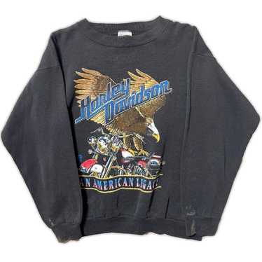 希少 XL 90's HARLEY DAVIDSON メタルイーグル スウェット 希少 XL 90's HARLEY DAVIDSON メタルイーグル スウェット