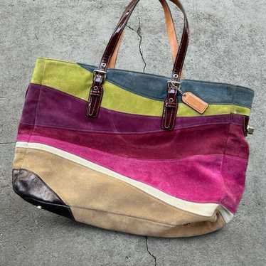 Y2k vintage coach suede - Gem
