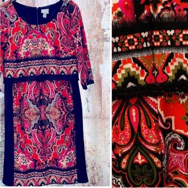 Rabbit Rabbit Rabbit Red And Black Patterned Dress - image 1