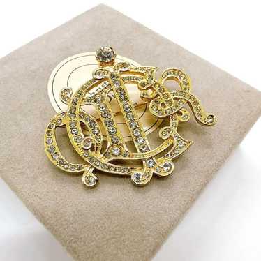 アクセサリー Christian Dior D Logo Bee Gold Brooch My ABCDior Bee Badge Pale Gold-Finish Metal | DIOR