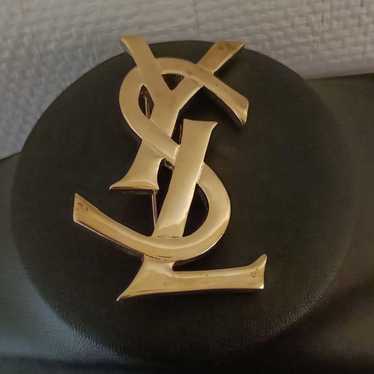 Saint-laurent ysl gold logo - Gem