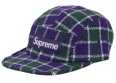 Supreme Heather Plaid Camp Cap グリーン 08aw Supreme plaid camp cap - Gem