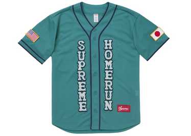 ウェア Supreme  Baseball Shirt Supreme Rhinestone Stripe Baseball Jersey ベースボールシャツ
