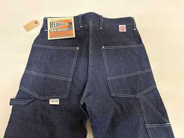 パンツ 1940s VINTAGE DENIM PAINTER PANTS Vintage 40's Japanese Indigo Denim Boro Patchwork Sashiko