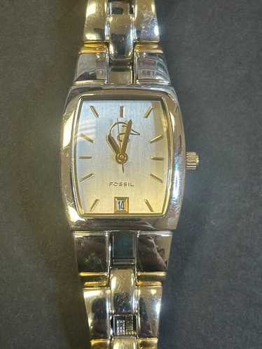 激レア☆FOSSIL f2 シークレットウォッチ　ジュエリーウォッチ Vintage Square-Dial Fossil F2 Ladies Watch | Two-tone Fossil