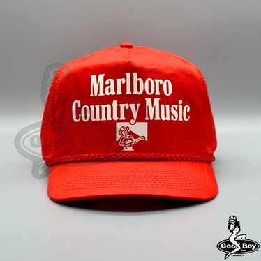 80s USA製Marlboro Country Music レッドキャップ 80s USA製Marlboro Country Music レッドキャップ