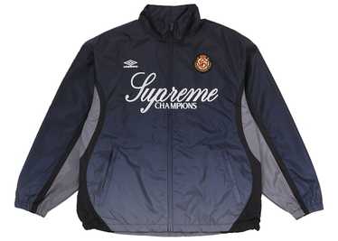ウェア Supreme xUmbro Leather Track Jacket Navy Supreme Umbro Leather Track Jacket Navy Men's - FW25 - US