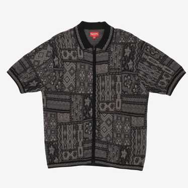 美品 Supreme Weave Zip Up Knit Polo L Supreme Weave Knit Zip Up Polo (SS17) - $128