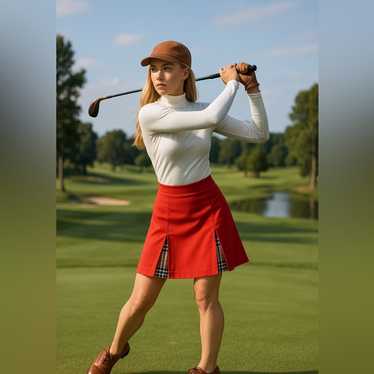 BURBERRY　GOLFWEAR　BURBERRY　キュロット　スカート BURBERRY バーバリーゴルフ ラップキュロットスカート ベージュ