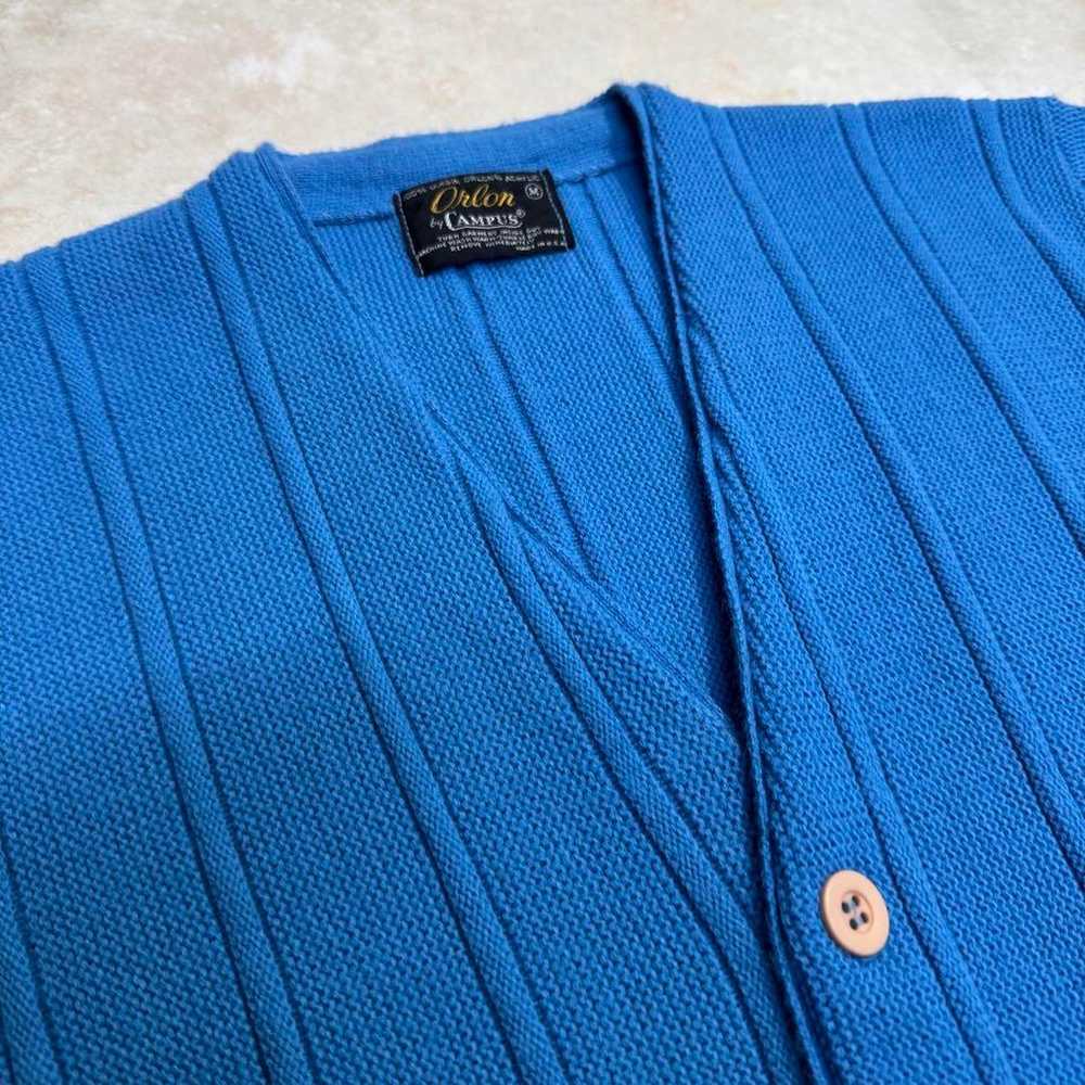 70s CAMPUS / Made in USA Campus Acrylic Cardigan … - image 2