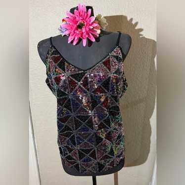 Nwt Peach Plus Size Sequence Camisole Size 2xl - image 1