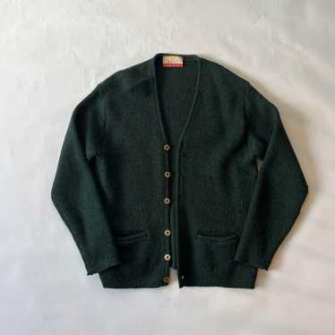トップス 60s vintage mohair cardigan campus XL Vintage 60s Campus Mohair Geometric Cardigan Sweater Size