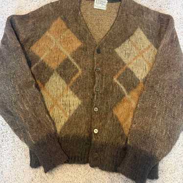 60s vintage mohair cardigan ブラウン 極美品 XL 60s BRENT ヴィンテージ モヘアカーディガン mohair
