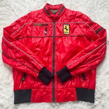 80s 90s STYLE AUTO フェラーリ ジャケット ブルゾン 美品】スタイルオート レーシング ジャケット フェラーリ