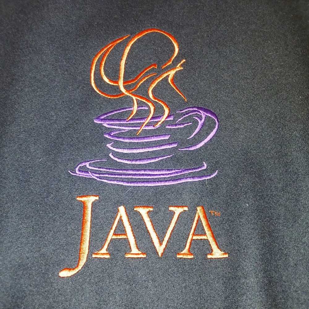 Vintage 90s Java Sun Microsystems Oracle Wool Lea… - image 3