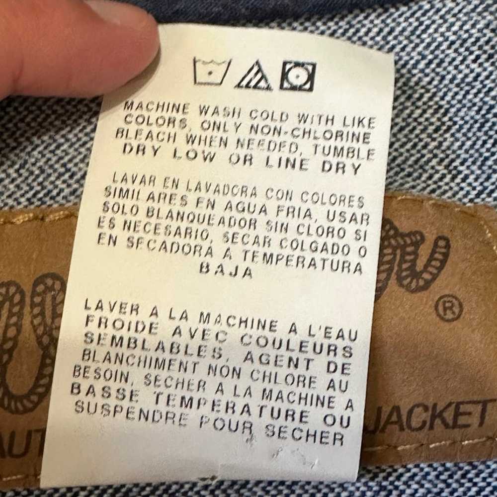 Vintage Denim Wrangler Vest - image 6