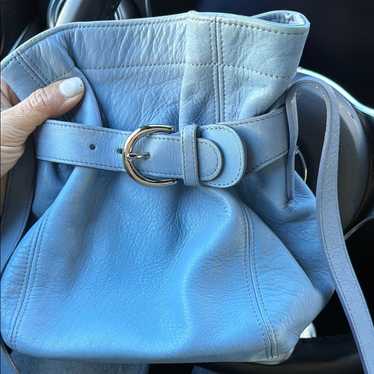 バッグ COACH 70487 Vintage Blue Leather Tote COACH 70487 Vintage Blue Leather Tote COACH BLEECKER WEEKEND