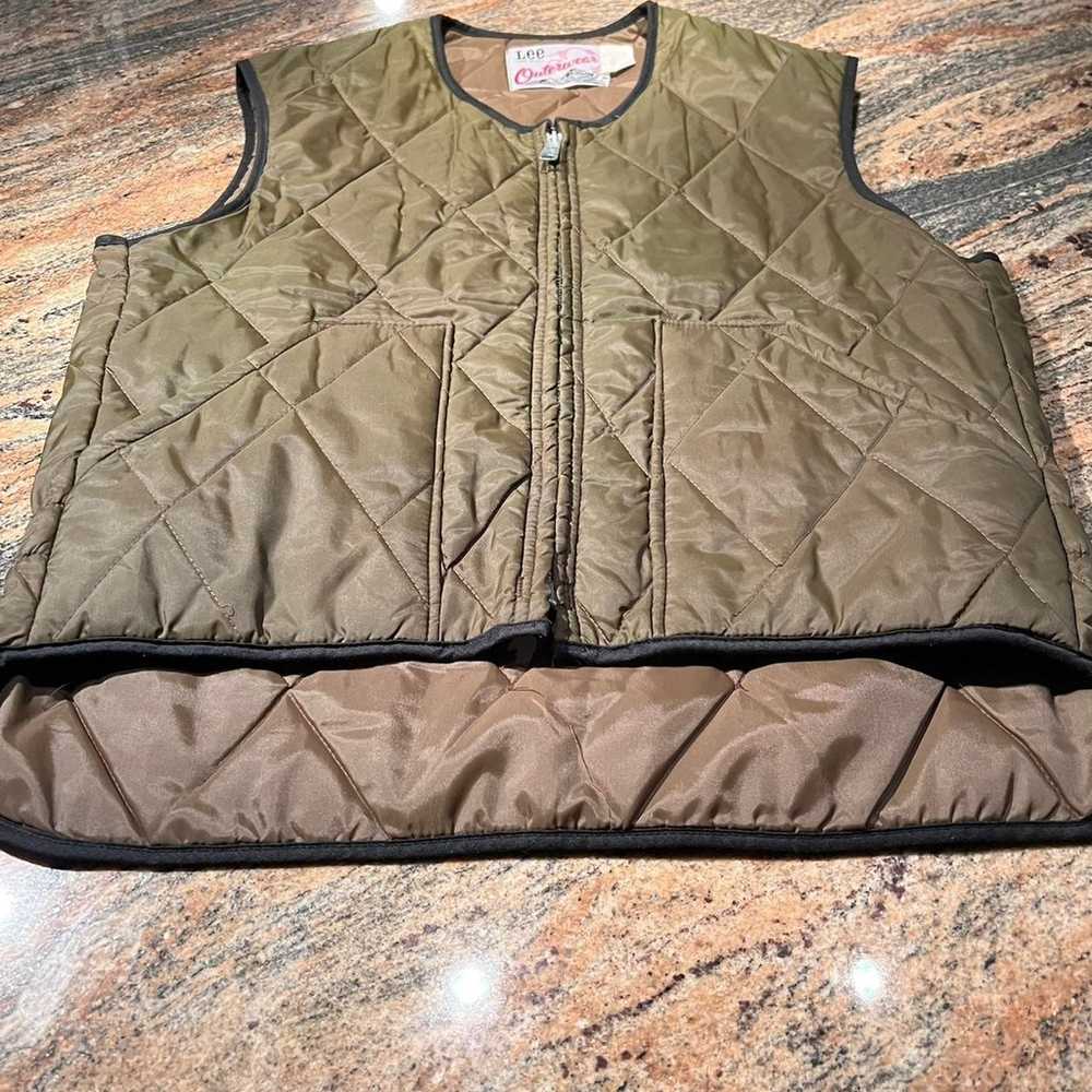Vintage 70’s LEE Outerwear TALON Quilted Vest - image 3