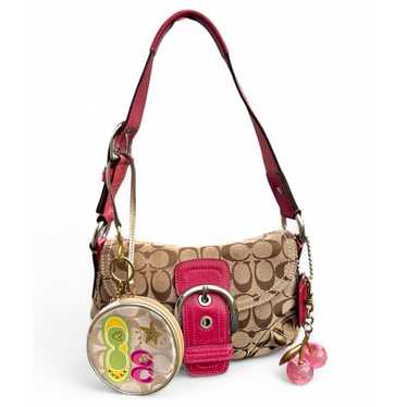 【超美品】Coach Mini Signature Small Hobo Coach Beige Signature C Mini Hobo Bag – Rediscover Vintage