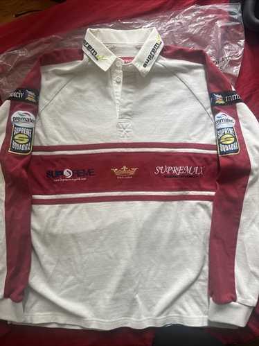 ウェア Supreme Chest Stripe Rugby XL Supreme Drops on X: 