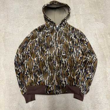 80s carhartt アクティブジャケット Trebark camo 80s USA製 carharttカーハート ダックハンターカモ ダック地