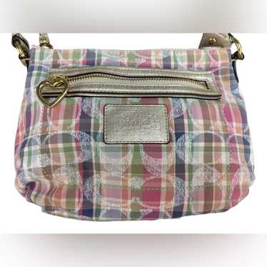 バッグ Coach Daisy Madras Poppy Pocket Shoulder Coach poppy daisy madras - Gem