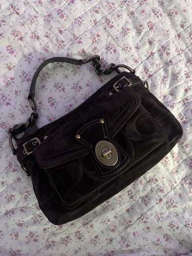 バッグ Vintage Coach Legacy suede Hand Bag Coach legacy suede - Gem