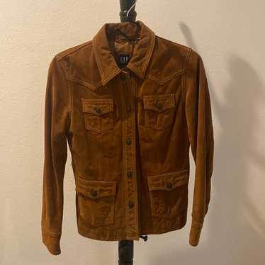 ジャケット・アウター old gap brown leather jackets Buy Vintage GAP Mens Genuine Leather Jacket Coat Brown