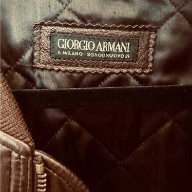 Giorgio armani leather jacket - Gem