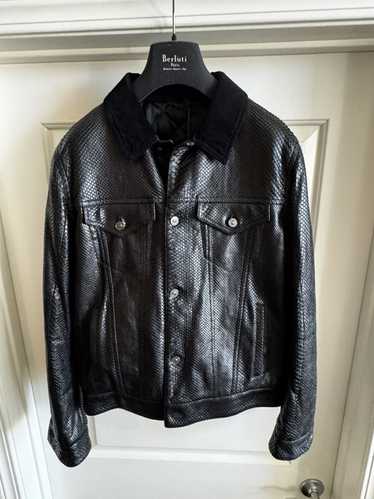 ねこ berluti ジャケット haider ackermann Berluti by Haider Ackermann SS18 Blue Suede Reversible