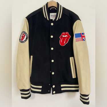 ジャケット・アウター The Rolling Stone vintage ridersjacket Original vintage 1989 Rolling Stones Steel Wheels Tour