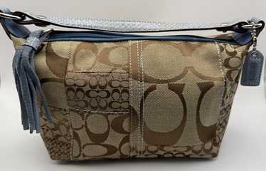 バッグ Coach Patchwork Signature shoulder bag COACH PATCHWORK NEW! CARLY SIGNATURE SHOULDER HANDBAG -RARE
