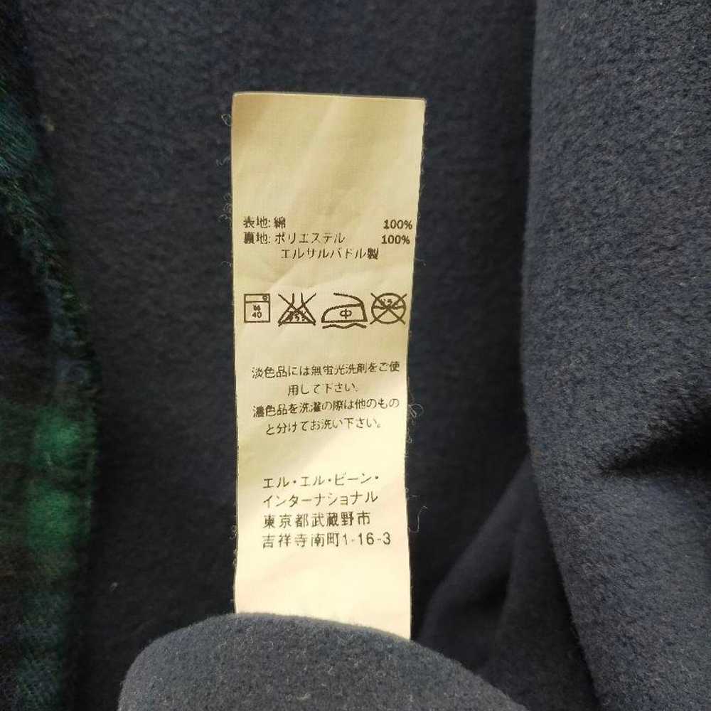 90s L.L.Bean Block Check Pattern Gown Coat - Vint… - image 5