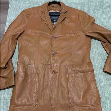 Armani jeans leather jacket - Gem